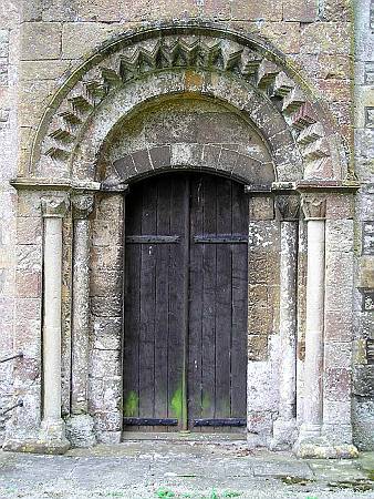 Chewton Mendip - Norman Door Detail